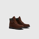 Men's Timberland® Heritage 6-Inch Waterproof Boot, Dark Brown Nubuck/Gold