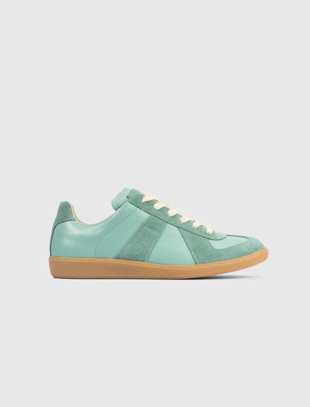 LANVIN CURB SNEAKERS, LIGHT BLUE/ANTHRACITE