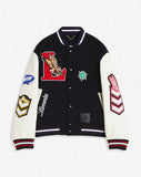 LANVIN X FUTURE VARSITY JACKET, BLACK