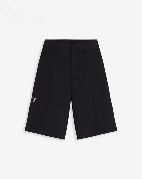 LANVIN CASUAL CHINO SHORTS, BLACK