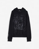 LANVIN X FUTURE UNISEX LOOSE-FIT PRINTED HOODIE, BLACK