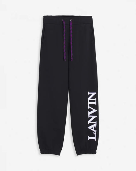 LANVIN X FUTURE UNISEX LOGO JOGGING PANTS, BLACK