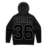 Shaolin Sluggers Zip Hoodie, BLACK