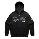Shaolin Sluggers Zip Hoodie, BLACK