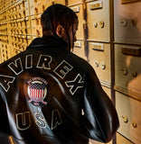 AVIREX ICON JACKET, BLACK