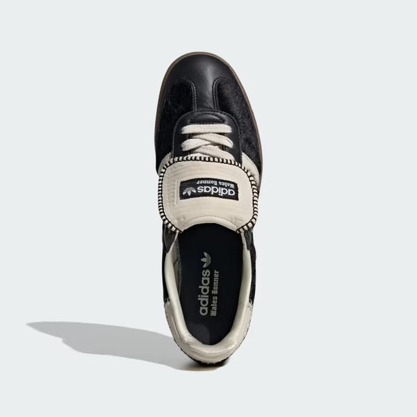 WALES BONNER PONY TONAL SAMBA CBLACK/CWHIT, BLACK/WHITE