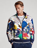 POLO RALPH LAUREN Yacht Print Zip-Up Sweatshirt