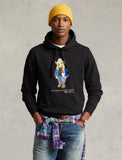 Polo Ralph Lauren Cowboy Bear Fleece Hoody, Black