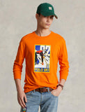 Polo Ralph Lauren Ski 92 Long Sleeve T-Shirt, Orange