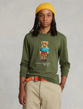 Polo Ralph Lauren Custom Slim Polo Bear Jersey T-Shirt, Dark Green