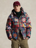 Polo Ralph Lauren Water-Repellent Plaid-Print Down Coat, Multi