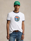 Polo Ralph Lauren Classic Fit Jersey Graphic T-Shirt, White