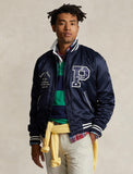 Polo Ralph Lauren Varsity-Inspired Satin Jacket, Aviator Navy