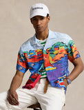 Polo Ralph Lauren Classic Fit Sailboat-Print Camp Shirt, Vista Sail