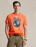 Polo Ralph Lauren Short Sleeve Eagle Classic Fit Jersey T-Shirt, Orange