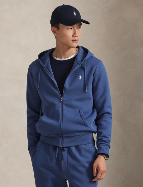 Polo Ralph Lauren Double-Knit Full-Zip Hoodie, Blue