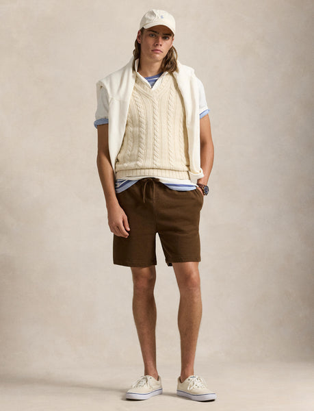 Polo Ralph Lauren 6.5-Inch Loopback Fleece Short, Brown