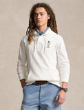 Polo Ralph Lauren Polo Bear Jersey Rugby Hoodie, White