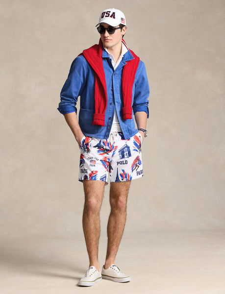 Polo Ralph Lauren Team USA Swim Trunk, Multi