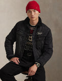 Polo Ralph Lauren Relaxed Fleece-Lined Trucker Jacket, Black