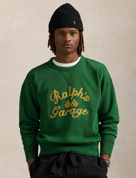 Polo Ralph Lauren Vintage Fit Ralph's Garage Sweatshirt, Green