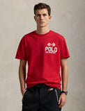 Polo Ralph Lauren Classic Fit Slub Jersey Graphic T-Shirt, Red