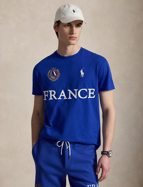 Polo Ralph Lauren Classic Fit France T-Shirt, Royal