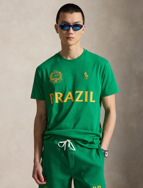 Polo Ralph Lauren Classic Fit Brazil T-Shirt, Green