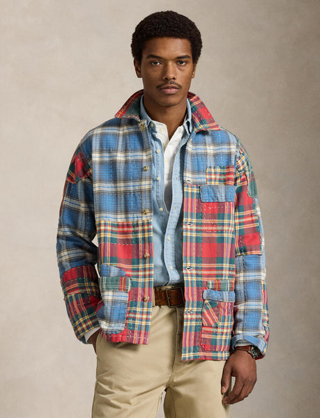 Polo Ralph Lauren Patchwork Plaid Flannel Overshirt, Multi