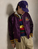 Polo Ralph Lauren Embroidered Satin Baseball Jacket, Multi