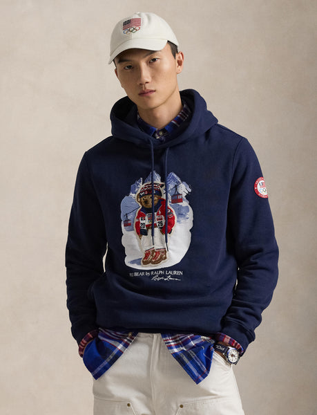 Polo Ralph Lauren Team USA Polo Bear Sweatshirt Hoodie, Navy