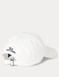 POLO RALPH LAUREN Polo Bear Cotton Chino Cap, White