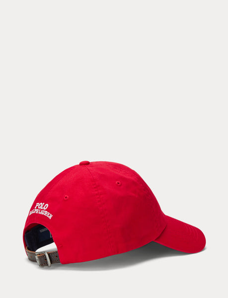 Polo Ralph Lauren Cowboy Bear Cap, Red