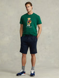 Polo Ralph Lauren Custom Slim Fit Polo Bear Jersey T-Shirt, Green