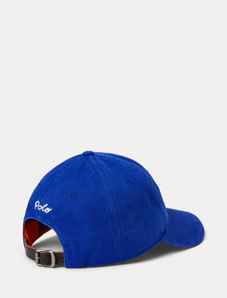 Polo Ralph Lauren Chenille-Patch Twill Ball Cap, Royal