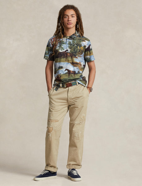 Polo Ralph Lauren Standard Fit Equestrian Polo Shirt, Multi