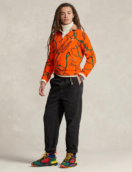 Polo Ralph Lauren Bridle Print Rugby, Orange