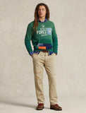 Polo Ralph Lauren Patchwork Fleece Sweatshirt, Green