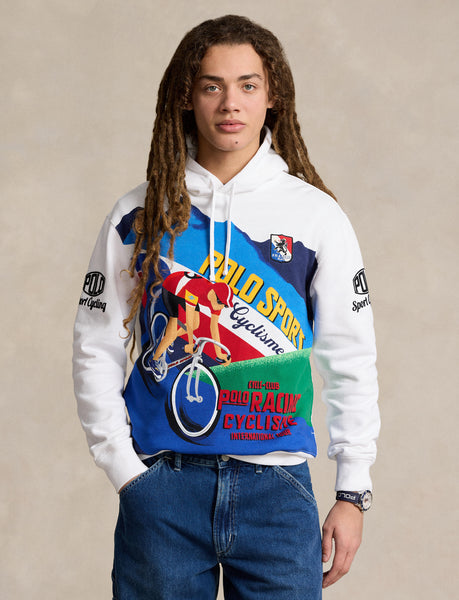 Polo Ralph Lauren Polo Sport Fleece Graphic Hoodie, White