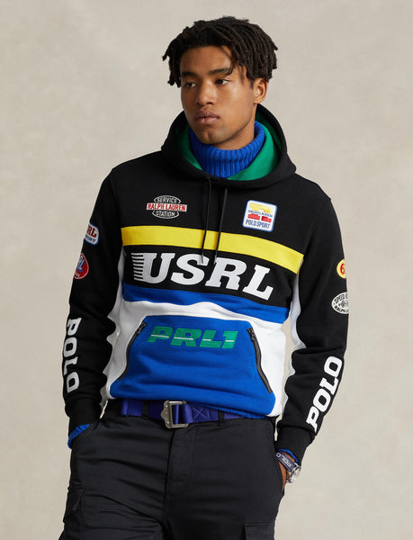 Polo Ralph Lauren Racing Hoodie, Black