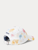 Polo Ralph Lauren Paint-Splatter Twill Ball Cap, White