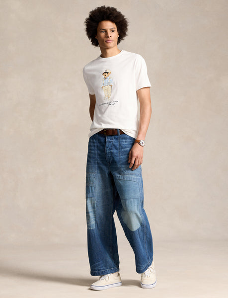 Polo Ralph Lauren Classic Fit Polo Bear Jersey T-Shirt, White