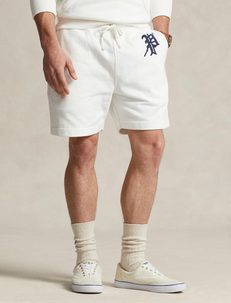 Polo Ralph Lauren Gothic P Fleece Short, White