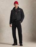 Polo Ralph Lauren Relaxed Fleece-Lined Trucker Jacket, Black
