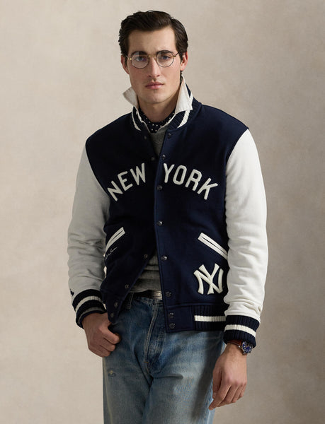 Polo Ralph Lauren Yankees Fleece Jacket, Aviator Navy