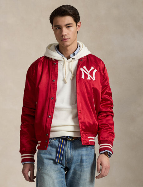 Polo Ralph Lauren Yankees Satin Jacket, Red
