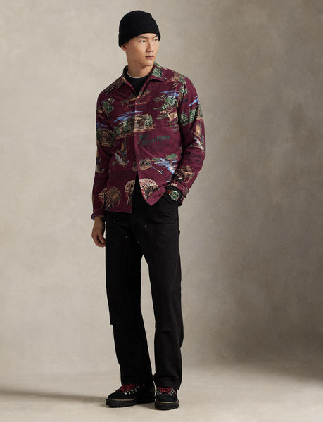 Polo Ralph Lauren Classic Fit Polo Sportsman Camp Shirt, Multi