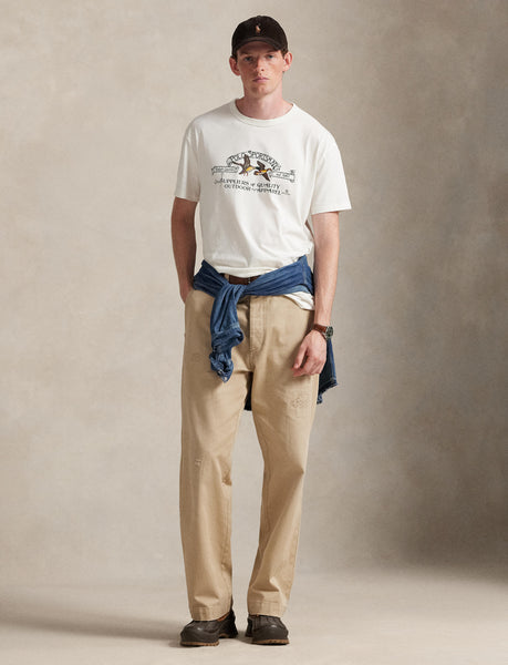 Polo Ralph Lauren Classic Fit Polo Sportsman T-Shirt, White