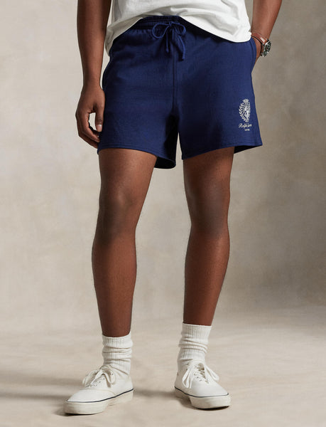 Polo Ralph Lauren 5-Inch Relaxed Fit Jersey Graphic Short, Navy