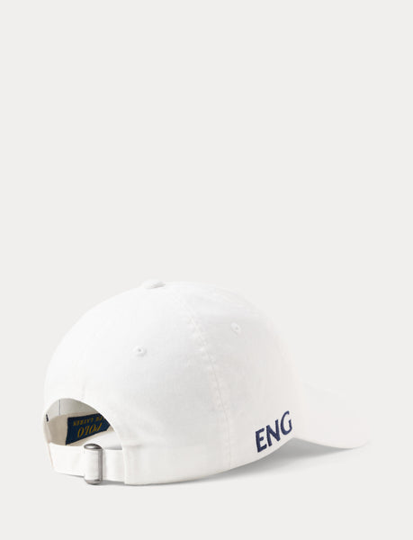 Polo Ralph Lauren England Classic Sport Cap, White